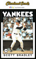 1986 Topps #481 Scott Bradley