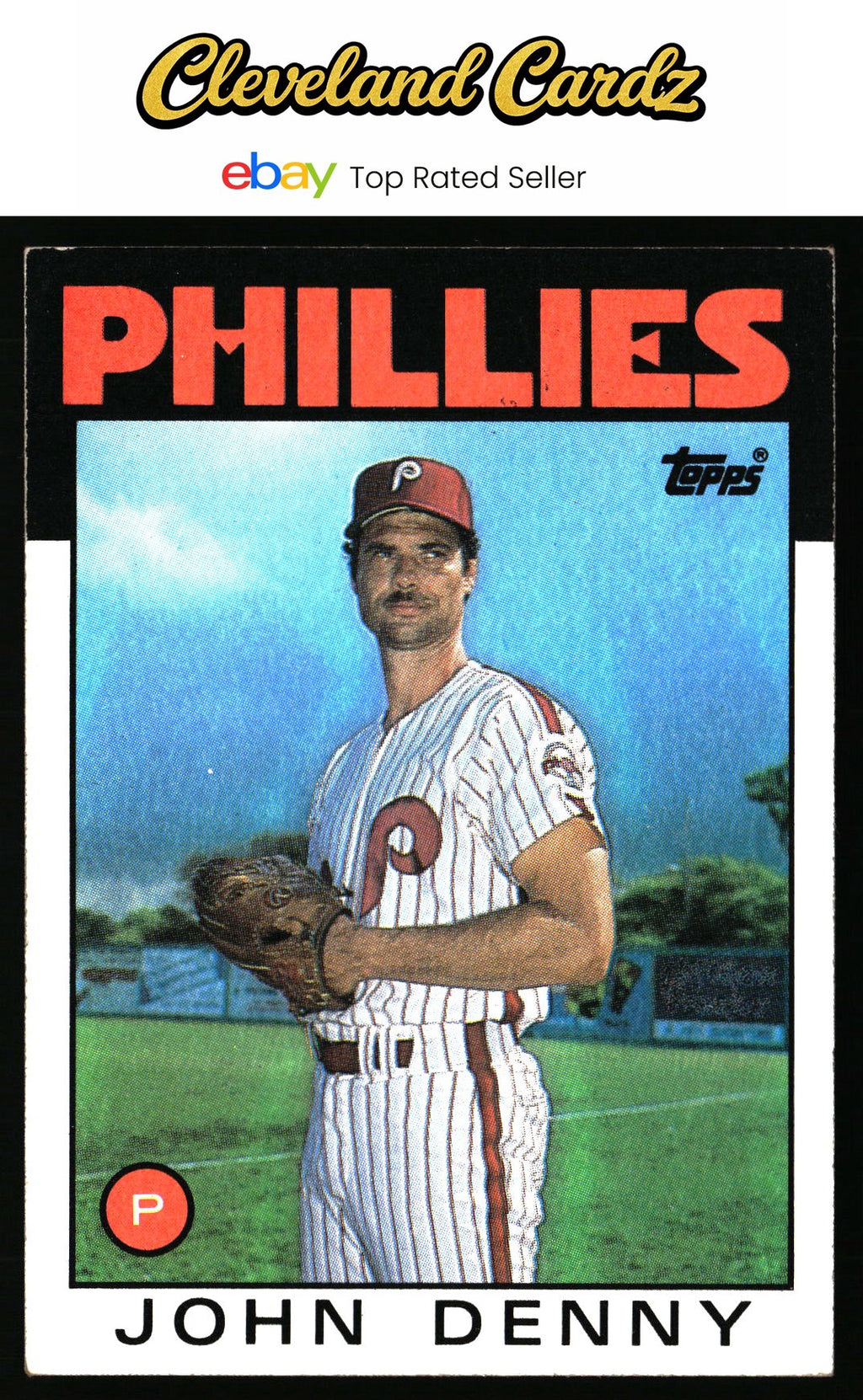 1986 Topps #556 John Denny
