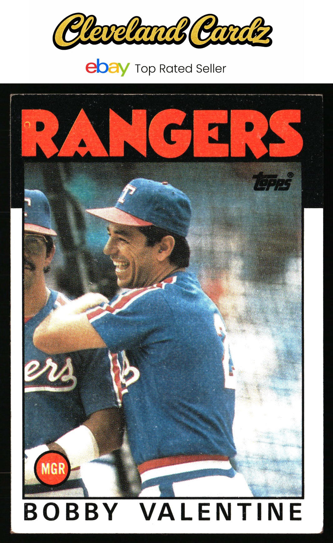 1986 Topps #261 Bobby Valentine