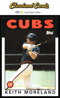1986 Topps #266 Keith Moreland