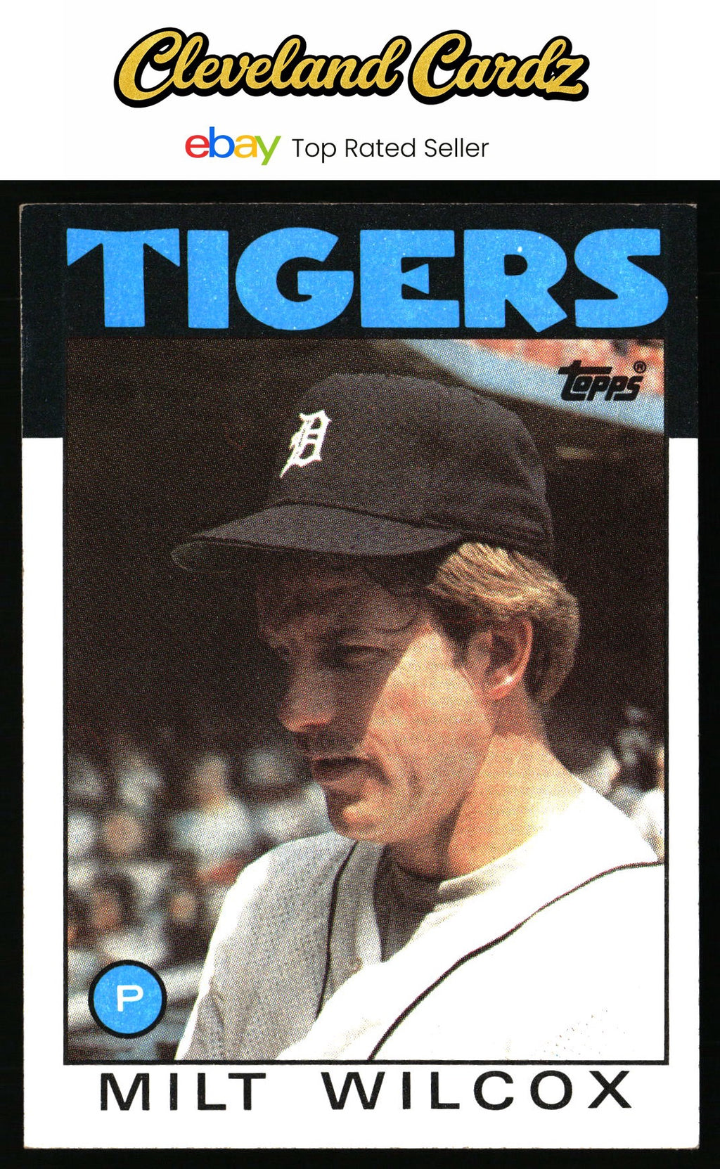 1986 Topps #192 Milt Wilcox