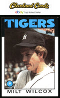 1986 Topps #192 Milt Wilcox