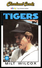 1986 Topps #192 Milt Wilcox