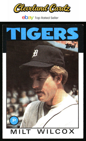 1986 Topps #192 Milt Wilcox