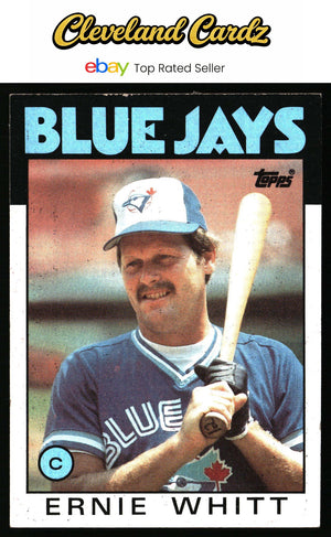 1986 Topps #673 Ernie Whitt