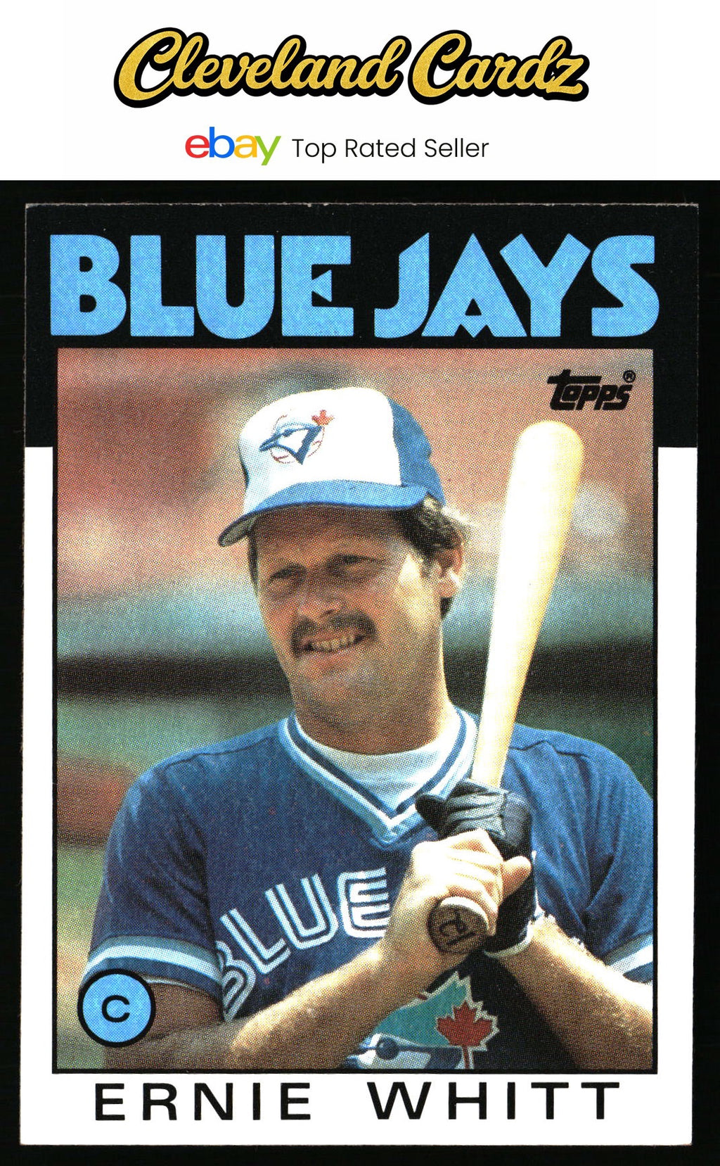 1986 Topps #673 Ernie Whitt