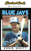 1986 Topps #673 Ernie Whitt