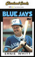 1986 Topps #673 Ernie Whitt