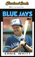 1986 Topps #673 Ernie Whitt