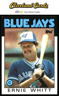 1986 Topps #673 Ernie Whitt