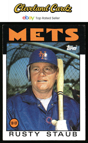 1986 Topps #570 Rusty Staub