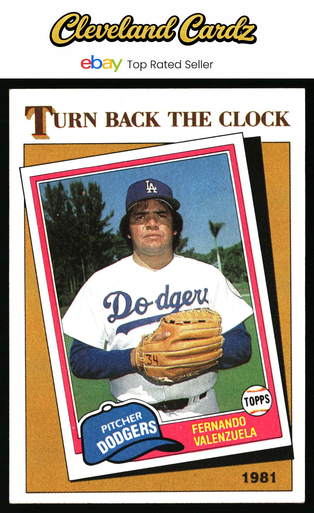 1986 Topps #401 Fernando Valenzuela