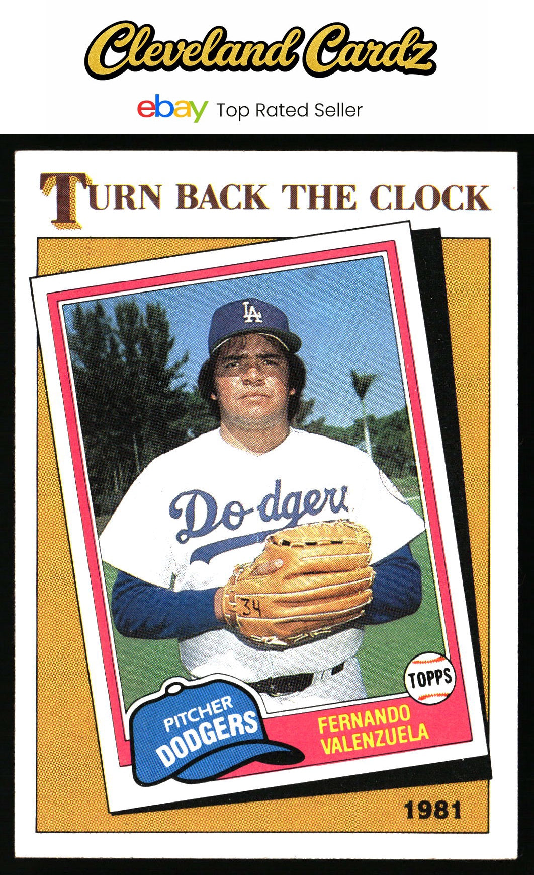 1986 Topps #401 Fernando Valenzuela