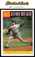 1986 Topps #207 Fernando Valenzuela