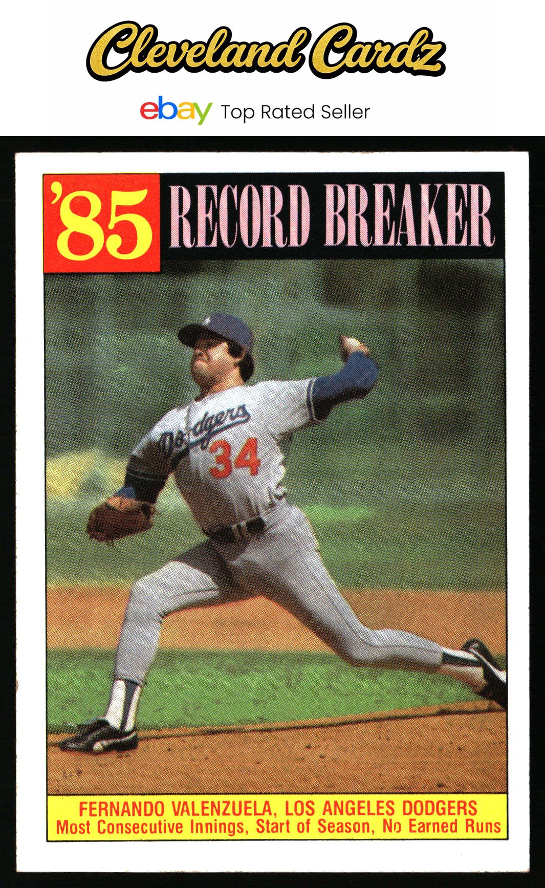 1986 Topps #207 Fernando Valenzuela
