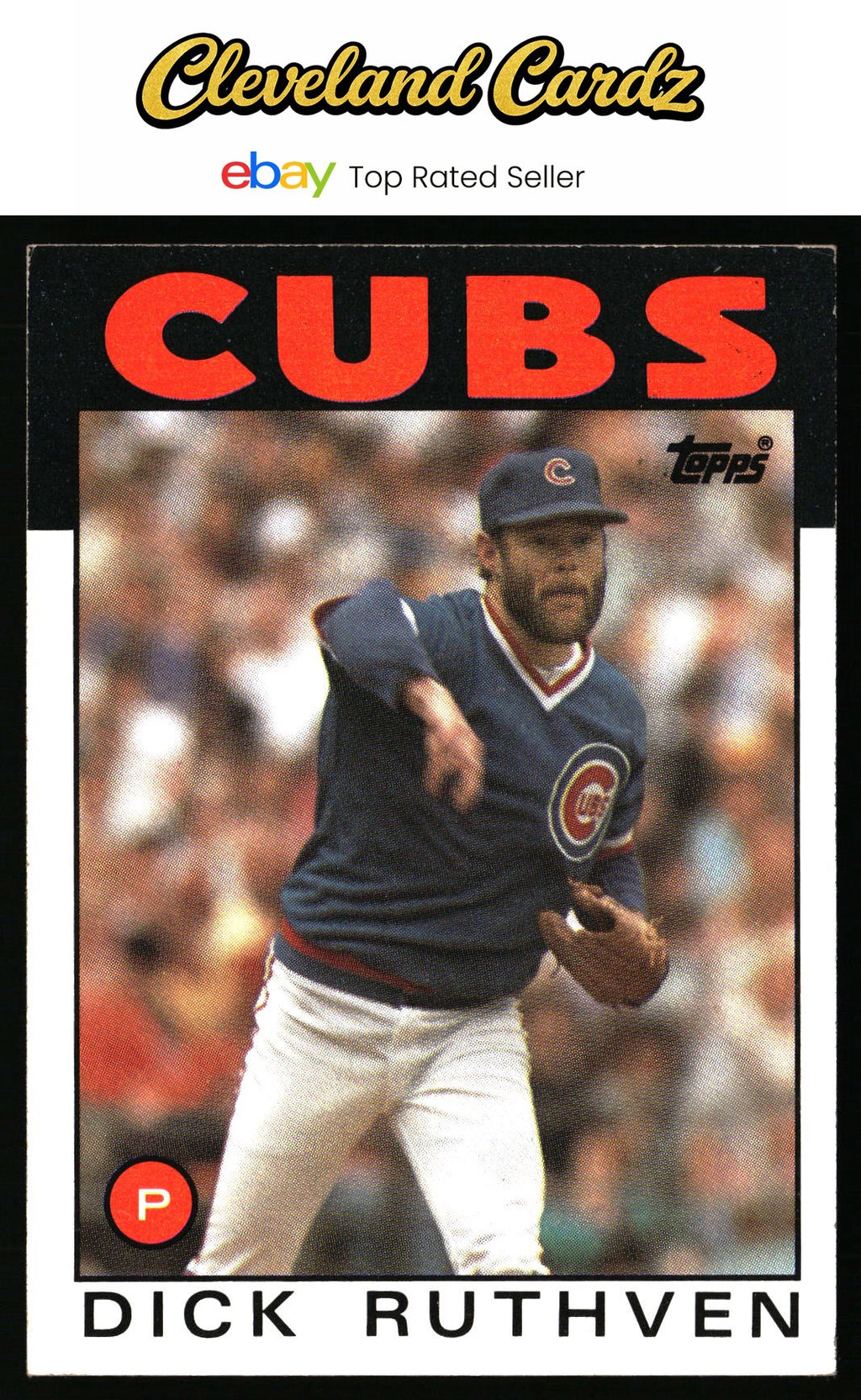 1986 Topps #98 Dick Ruthven