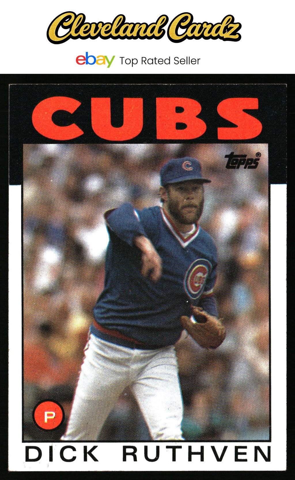 1986 Topps #98 Dick Ruthven