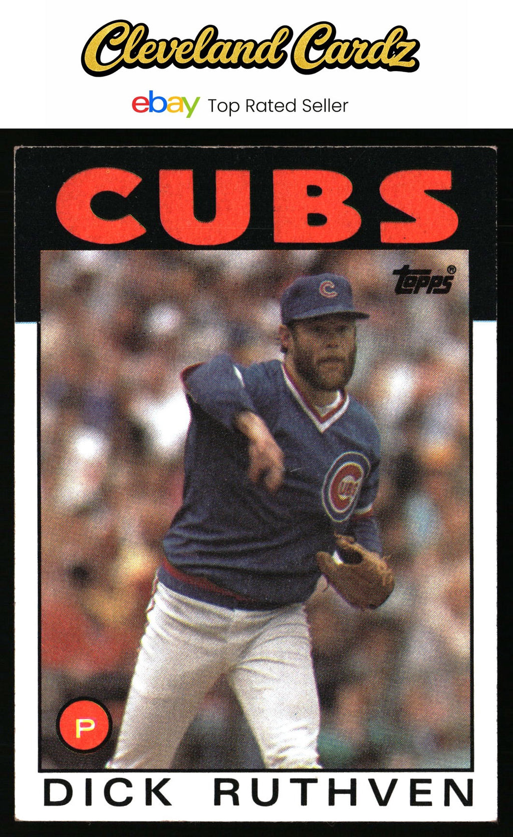 1986 Topps #98 Dick Ruthven