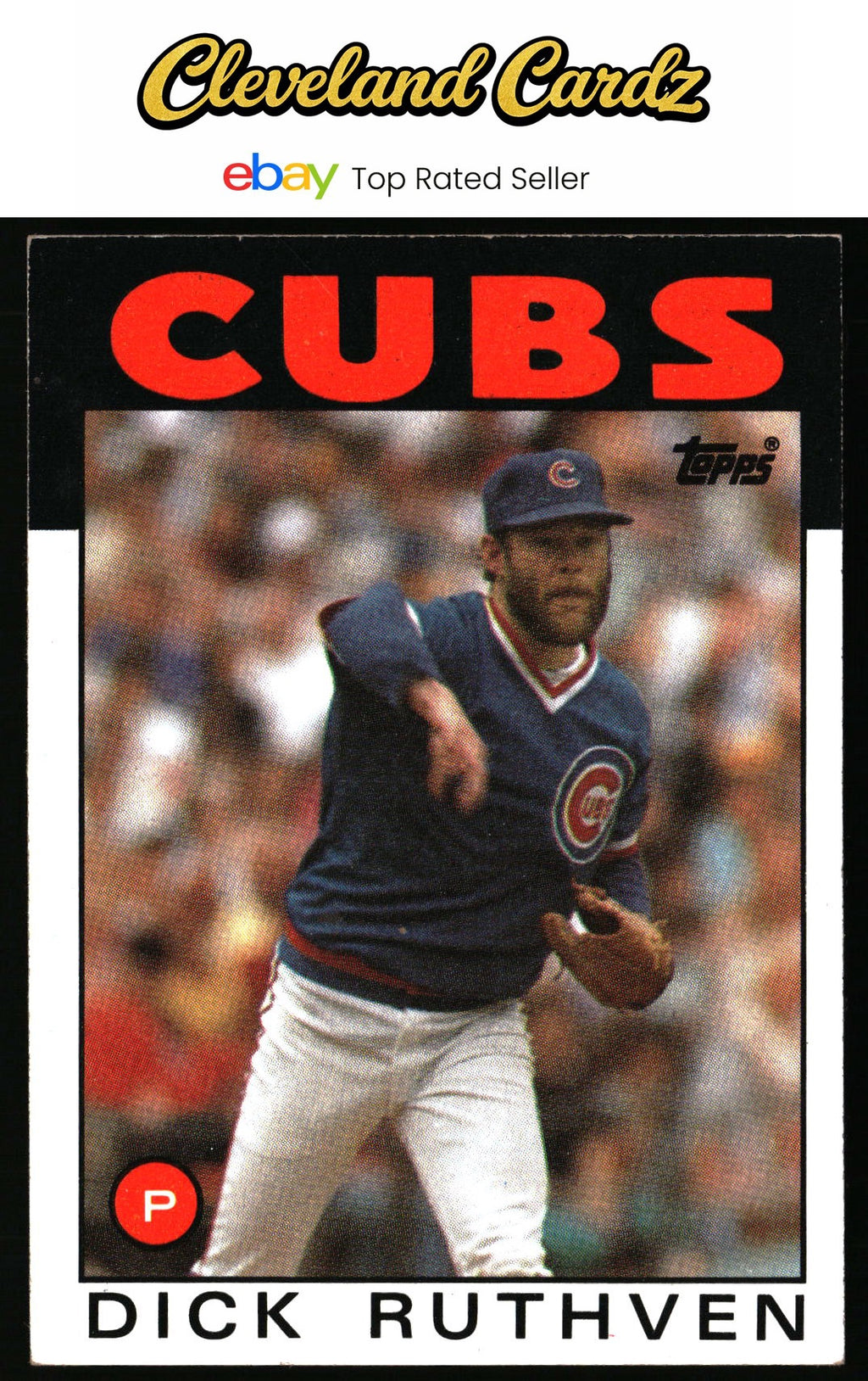 1986 Topps #98 Dick Ruthven