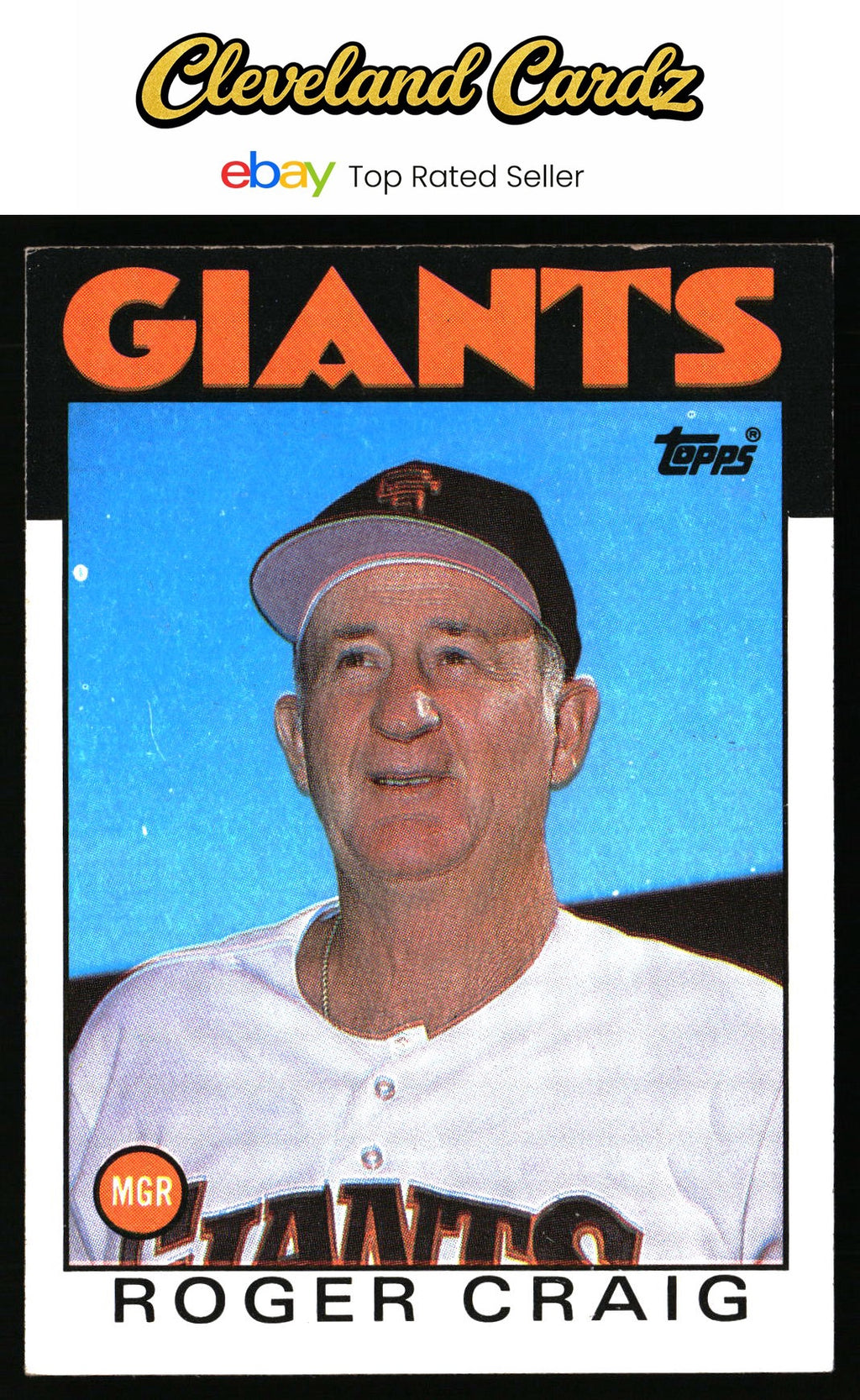 1986 Topps #111 Roger Craig