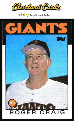 1986 Topps #111 Roger Craig