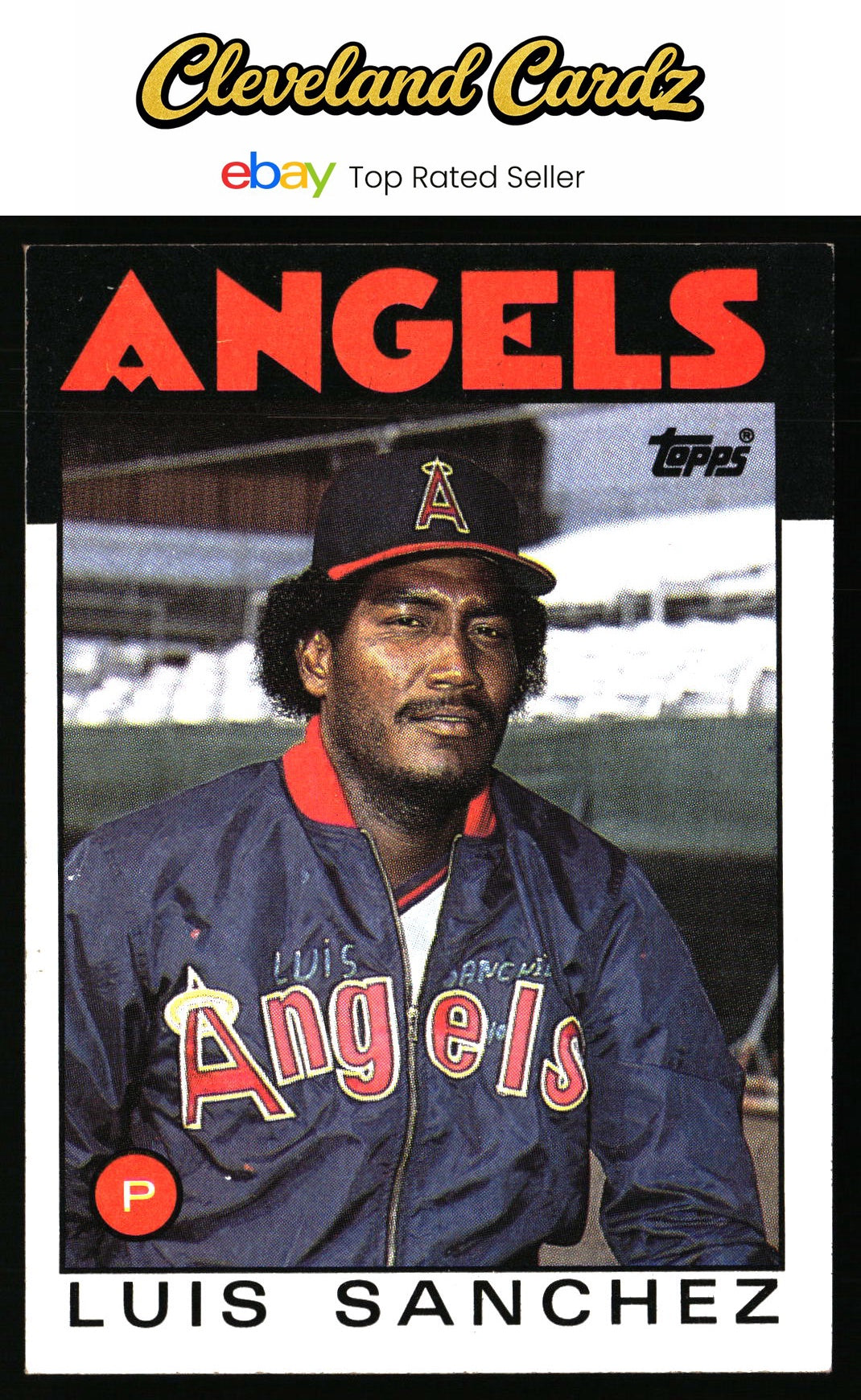 1986 Topps #124 Luis Sanchez
