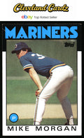 1986 Topps #152 Mike Morgan