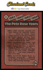 1986 Topps #2 The Pete Rose Years: 1963-1966 TPRY