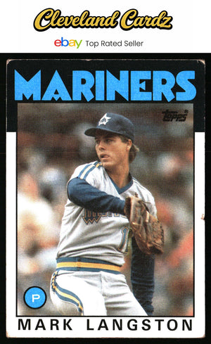 1986 Topps #495 Mark Langston