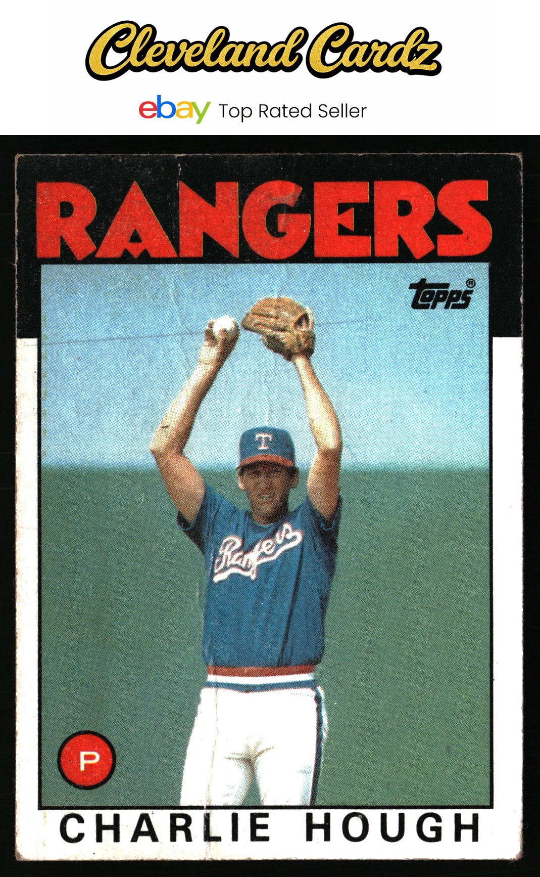 1986 Topps #275 Charlie Hough