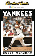 1986 Topps #379 Bobby Meacham