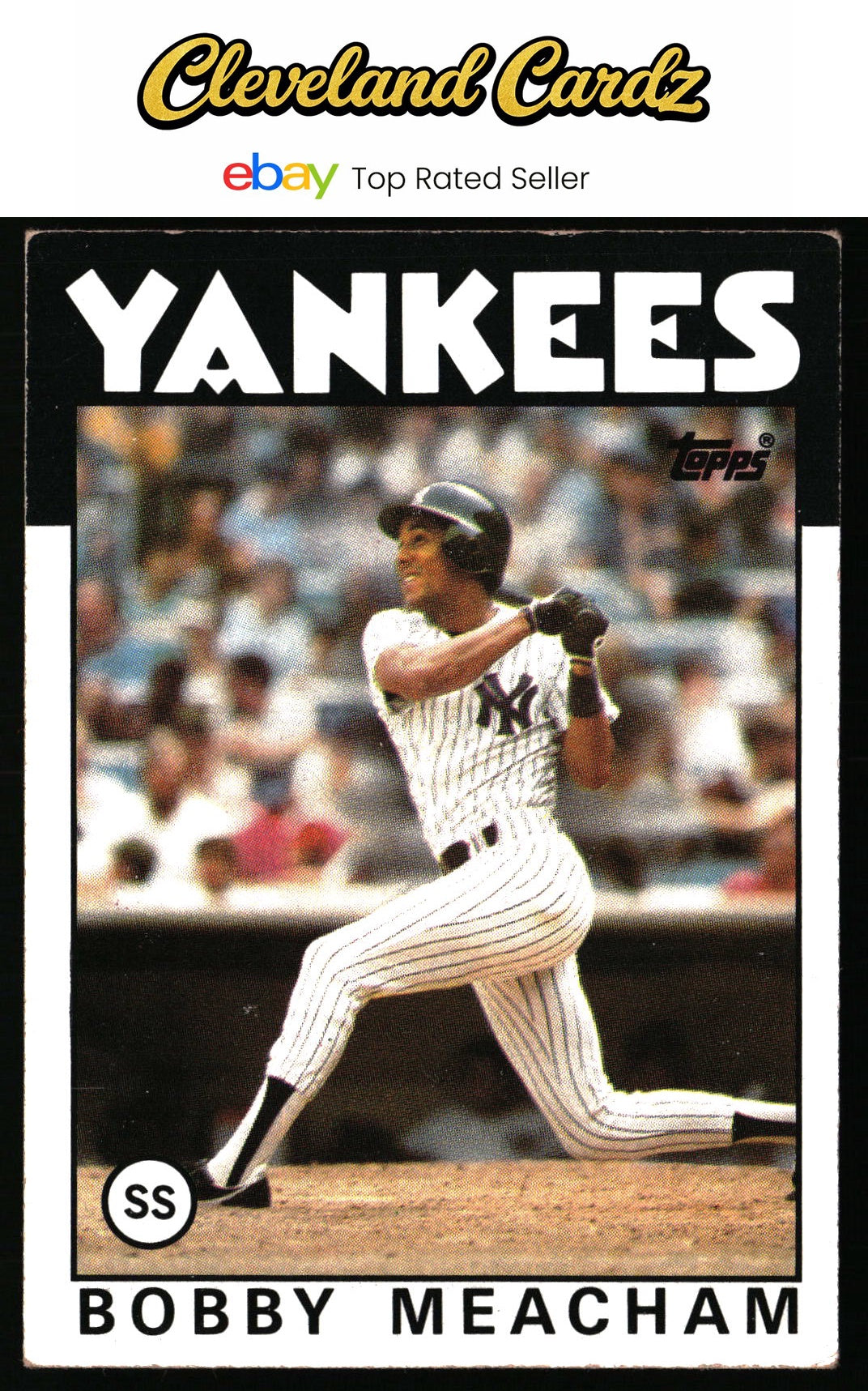 1986 Topps #379 Bobby Meacham