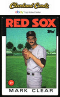1986 Topps #349 Mark Clear