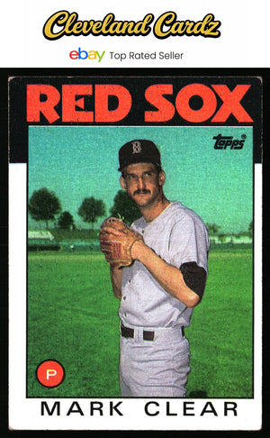 1986 Topps #349 Mark Clear