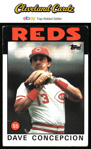1986 Topps #195 Dave Concepcion