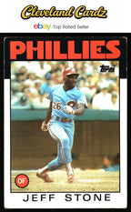 1986 Topps #686 Jeff Stone