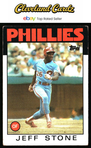 1986 Topps #686 Jeff Stone
