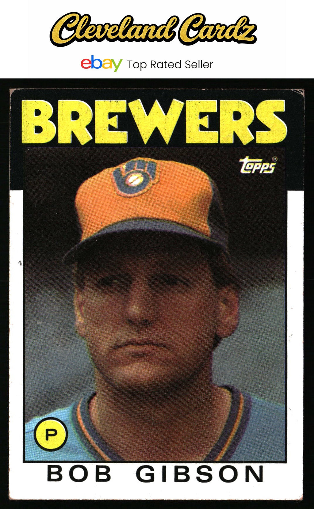 1986 Topps #499 Bob Gibson
