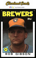 1986 Topps #499 Bob Gibson