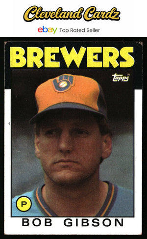 1986 Topps #499 Bob Gibson