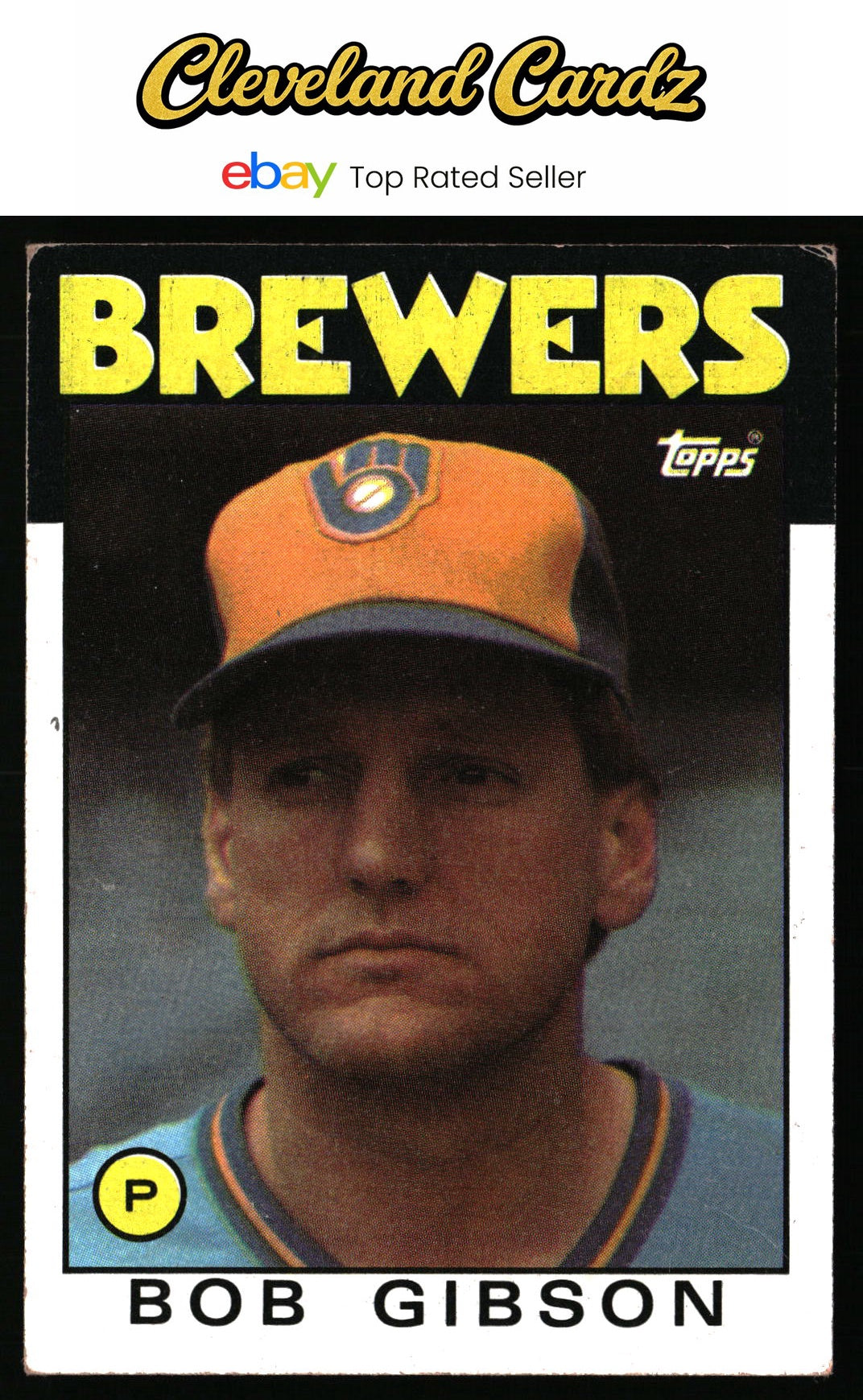 1986 Topps #499 Bob Gibson
