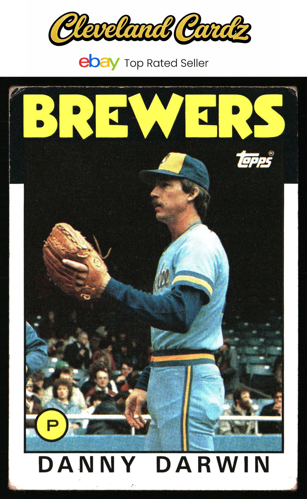 1986 Topps #519 Danny Darwin