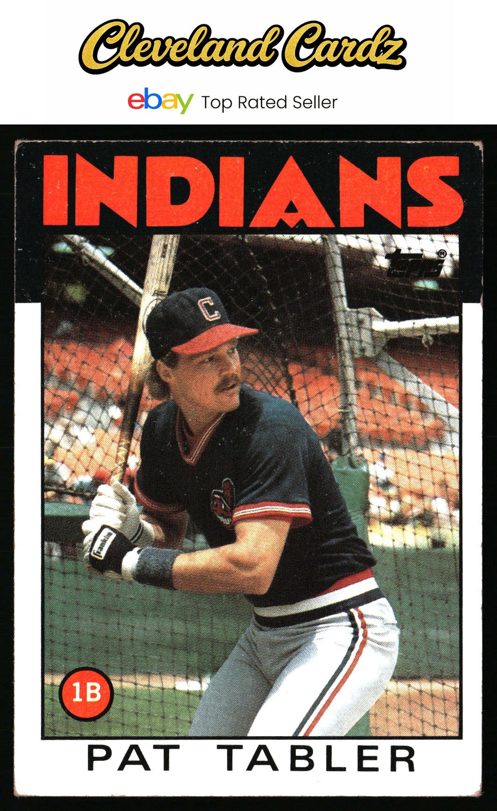 1986 Topps #674 Pat Tabler