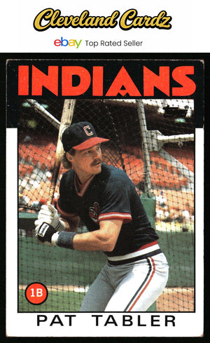 1986 Topps #674 Pat Tabler