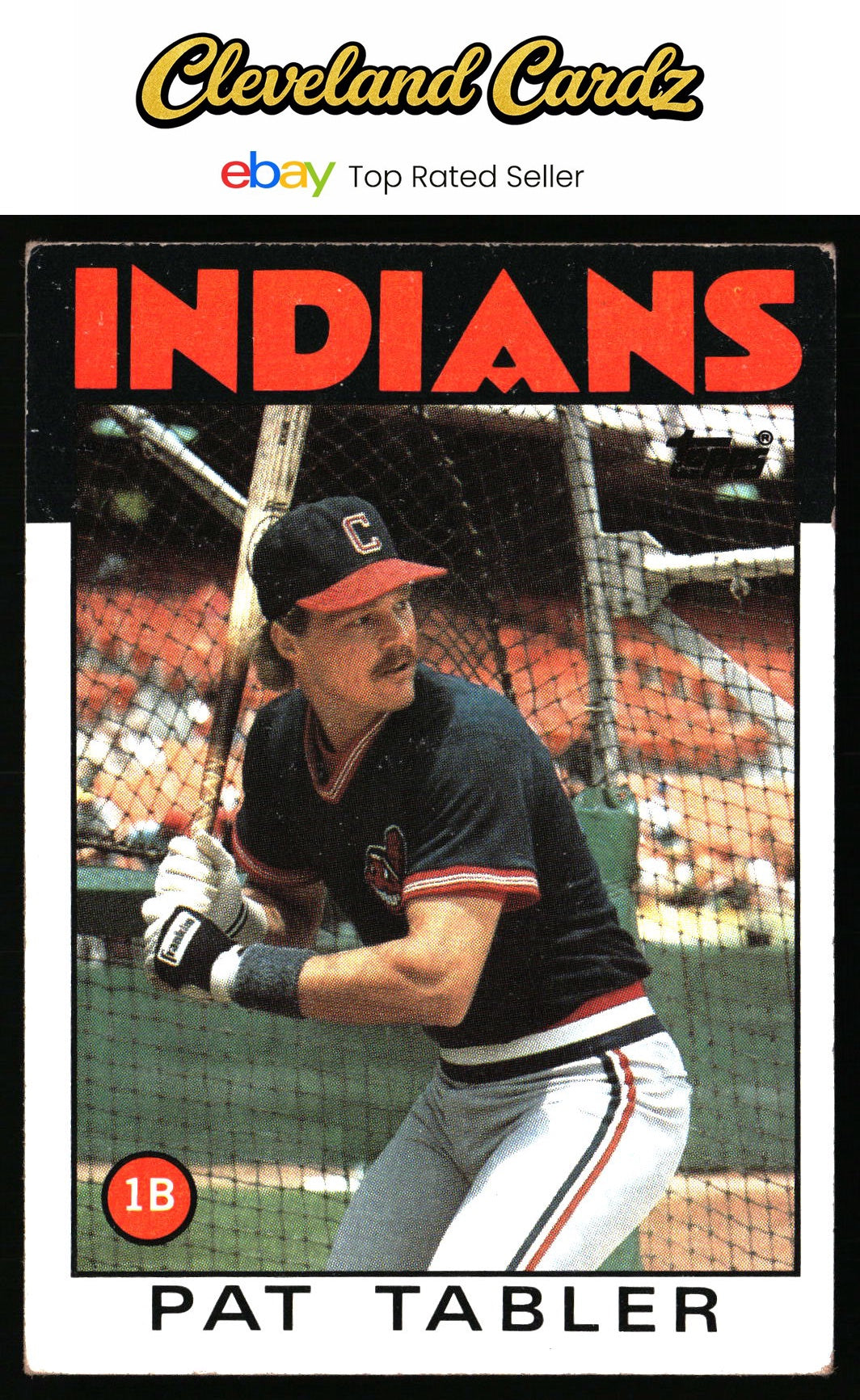 1986 Topps #674 Pat Tabler