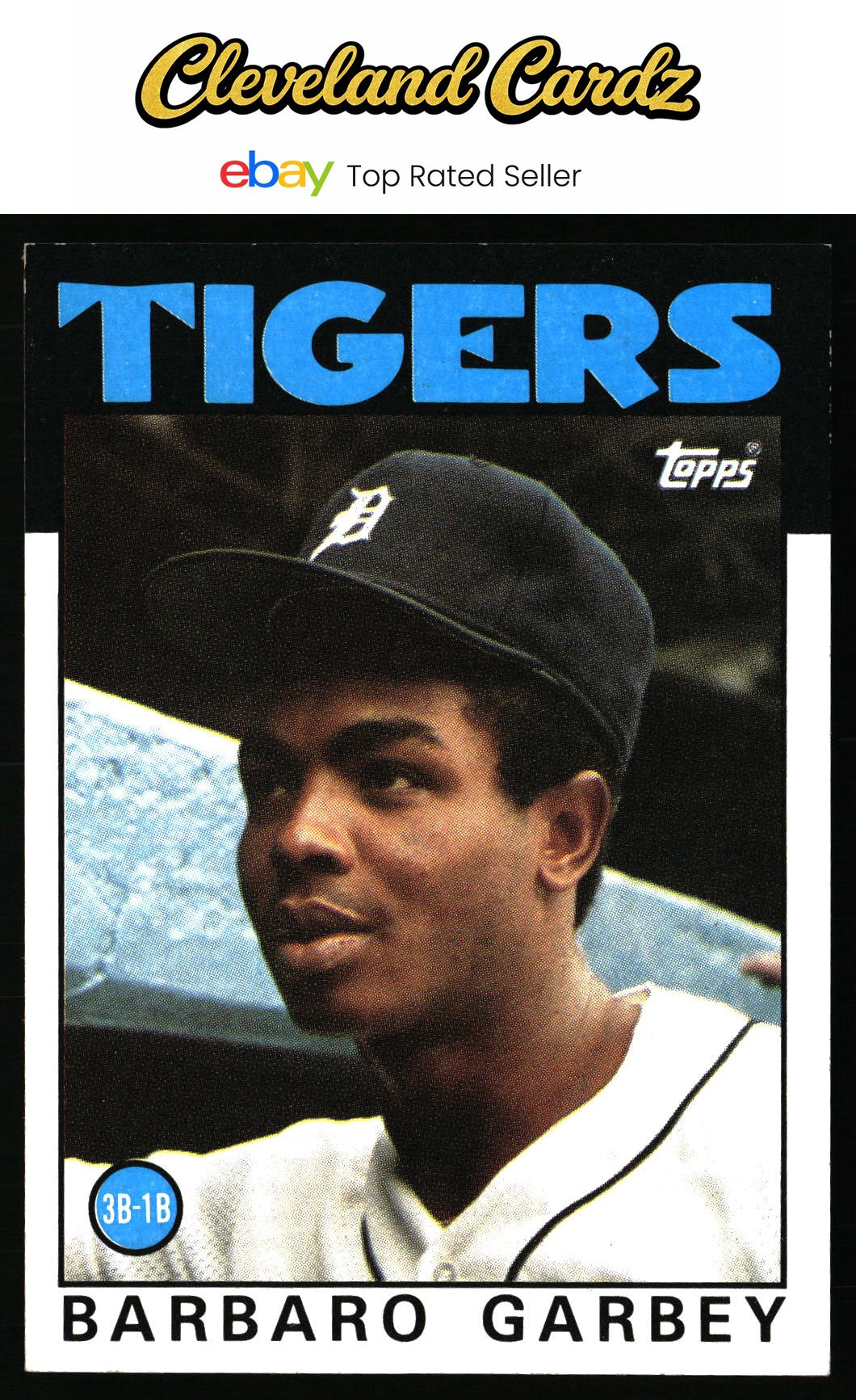 1986 Topps #609 Barbaro Garbey