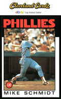 1986 Topps #200 Mike Schmidt