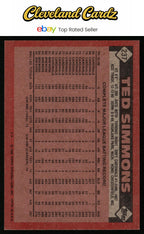 1986 Topps #237 Ted Simmons