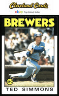 1986 Topps #237 Ted Simmons