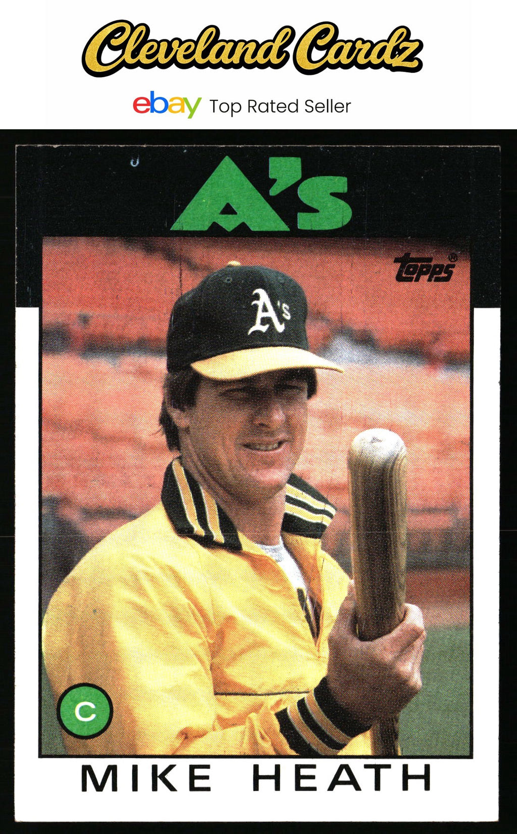 1986 Topps #148 Mike Heath